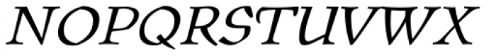 Oldrichium Std Light Italic Font UPPERCASE