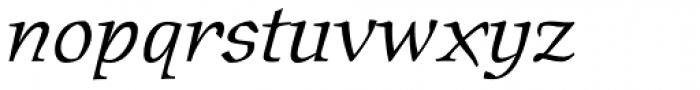 Oldrichium Std Light Italic Font LOWERCASE