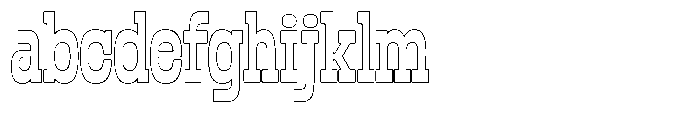 Oldrige Outline FONT