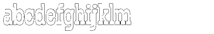 Oldrige Rounded Outline FONT