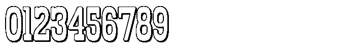 Oldrige Rounded-Shadow Font OTHER CHARS