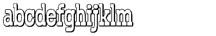 Oldrige Rounded-Shadow FONT