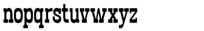 Oldrige Rounded Font LOWERCASE