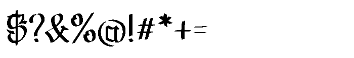 Oldstone Lines Regular Font OTHER CHARS