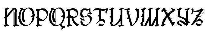 Oldstone Lines Regular Font UPPERCASE