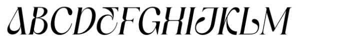 Oligera Italic Font UPPERCASE