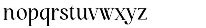 Oligera Regular Font LOWERCASE