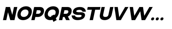 Olike Black Italic Font UPPERCASE