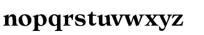 Olin Bold Font LOWERCASE