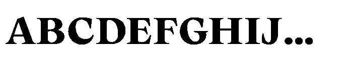 Olin Extra Bold Font UPPERCASE