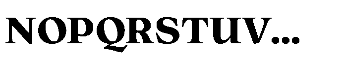 Olin Extra Bold Font UPPERCASE