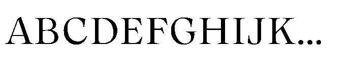 Olin Extra Light Font UPPERCASE