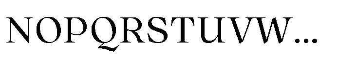 Olin Extra Light Font UPPERCASE
