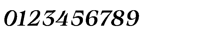Olin Italic Font OTHER CHARS
