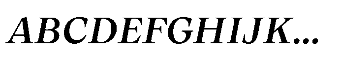 Olin Italic Font UPPERCASE