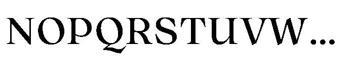 Olin Light Font UPPERCASE