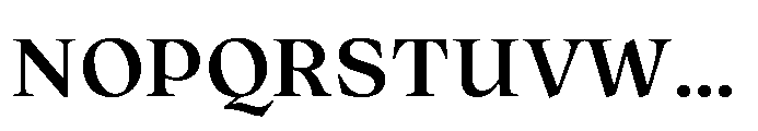 Olin Regular Font UPPERCASE