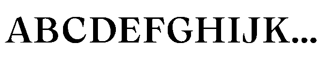Olin VF Extra Light Font UPPERCASE
