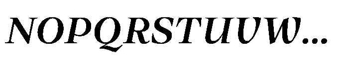 Olin Variable Italic Font UPPERCASE