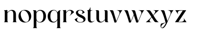 Olivea Font LOWERCASE