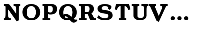Oliver Serif Ultra Font UPPERCASE