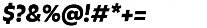 Olivetta Bold Italic Font OTHER CHARS