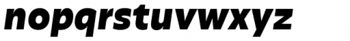 Olivetta Extra Bold Italic Font LOWERCASE