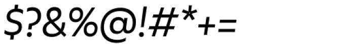 Olivetta Regular Italic Font OTHER CHARS
