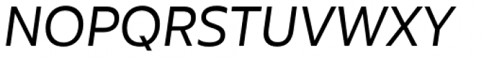 Olivetta Regular Italic Font UPPERCASE