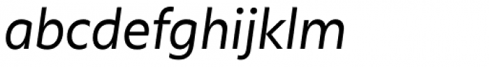 Olivetta Regular Italic Font LOWERCASE
