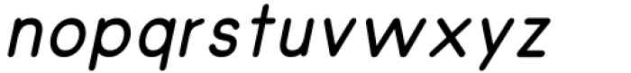 Olivette Sans Black Italic Font LOWERCASE
