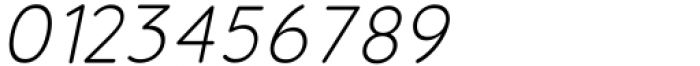 Olivette Sans Light Italic Font OTHER CHARS