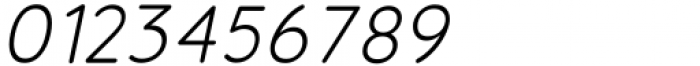 Olivette Sans Regular Italic Font OTHER CHARS