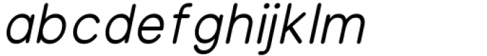 Olivette Sans Semi Bold Italic Font LOWERCASE