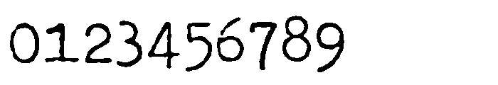 Olivetti Lettera Font OTHER CHARS