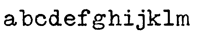 Olivetti Lettera FONT