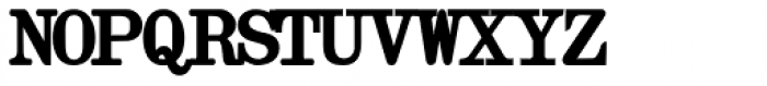 Olivetti Typewriter Bold Font UPPERCASE