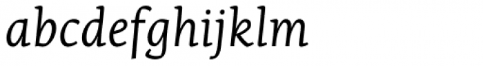 Olivia Serif Italic Font LOWERCASE