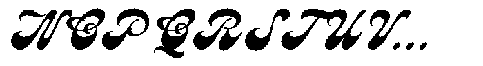 Olivian Font UPPERCASE