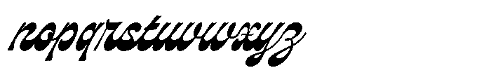 Olivian Font LOWERCASE
