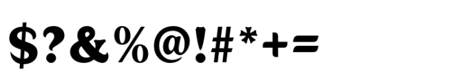 Oliviera Extra Bold Font OTHER CHARS
