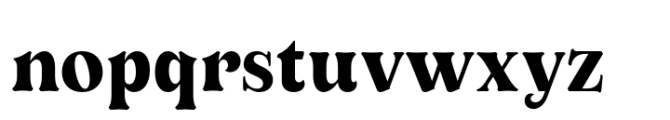Oliviera Extra Bold Font LOWERCASE