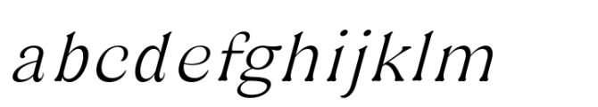 Oliviera Light Italic FONT