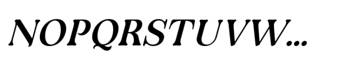 Oliviera Medium Italic Font UPPERCASE