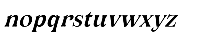 Oliviera Semi Bold Italic Font LOWERCASE