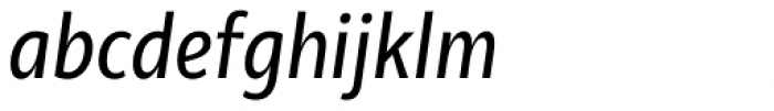 Olivine Narrow Italic Font LOWERCASE