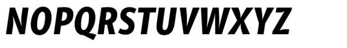 Olivine Std Narrow Bold Italic Font UPPERCASE