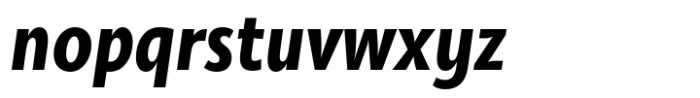 Olivine Std Narrow Bold Italic Font LOWERCASE