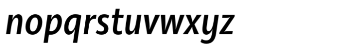 Olivine Std Narrow Medium Italic Font LOWERCASE