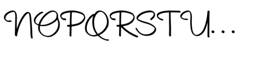 Ollifia Poettry Regular Font UPPERCASE